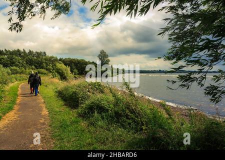 View of the Lough Neagh in the North Ireland Stock Photo