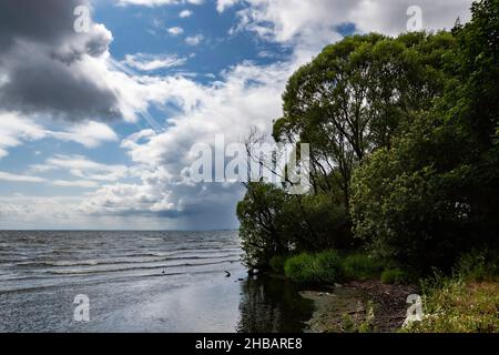 View of the Lough Neagh in the North Ireland Stock Photo