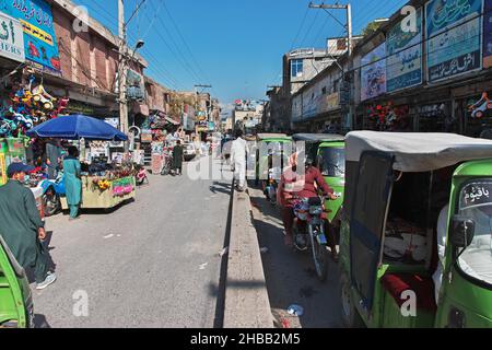 Local market in Rawalpindi close Islamabad, Punjab province, Pakistan Stock Photo