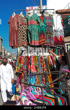 Local market in Rawalpindi close Islamabad, Punjab province, Pakistan Stock Photo