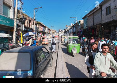 Local market in Rawalpindi close Islamabad, Punjab province, Pakistan Stock Photo