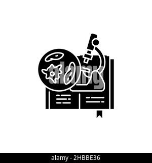 Microbiology color line icon. Pictogram for web page, mobile app, promo. UI UX GUI design element. Editable stroke. Stock Vector