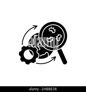 Biophysics color line icon. Pictogram for web page, mobile app, promo. UI UX GUI design element. Editable stroke. Stock Vector
