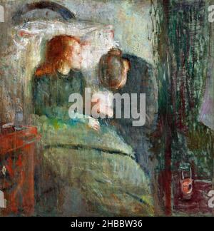 The Sick Child by Edvard Munch (1863-1944), oil on canvas, c. 1885/6 Stock Photo