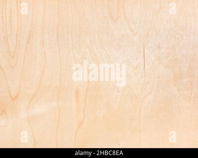 blank background from natural wooden birch plywood sheet Stock Photo