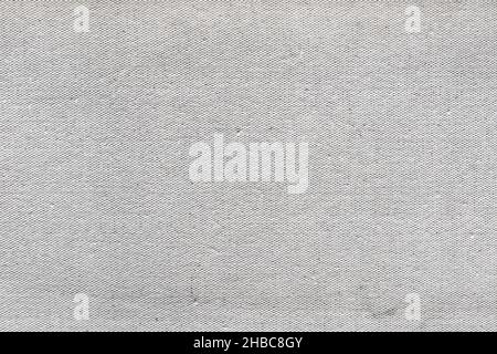 background from blank gray canvas fabric for painting Stock Photo