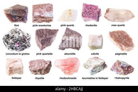 Types of deals pink stones