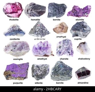 what stones are purple