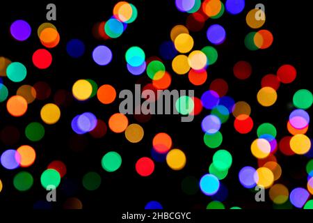 Abstract Light Pattern Background - Golden, Colorado, USA Stock Photo