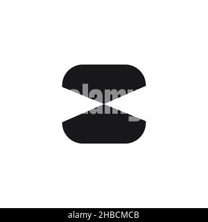 Sand watch icon. Simple style event big sale poster background symbol. Logo design element. T-shirt printing. Vector for sticker. Stock Vector