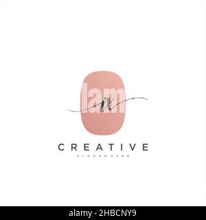IX Initial handwriting minimalist geometric logo template vector art, Logo for business beauty, fashion, and other art Stock Vector