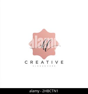 KL Initial handwriting minimalist geometric logo template vector art, Logo for business beauty, fashion, and other art Stock Vector