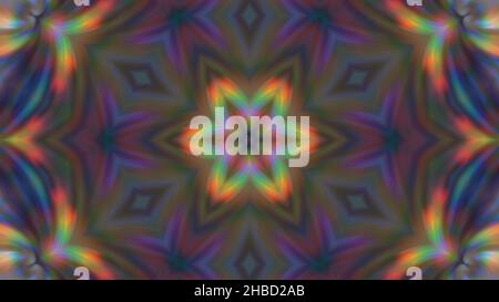 Abstract multi-colored blurred mandala background. design, art Stock Photo