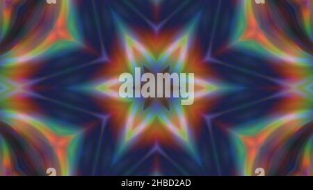 Abstract multi-colored blurred mandala background. design, art Stock Photo