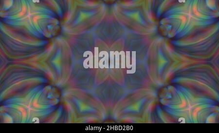 Abstract multi-colored blurred mandala background. design, art Stock Photo