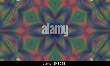 Abstract multi-colored blurred mandala background. design, art Stock Photo