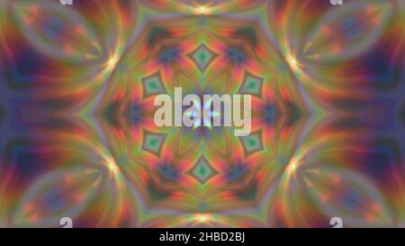 Abstract multi-colored blurred mandala background. design, art Stock Photo