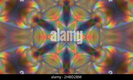 Abstract multi-colored blurred mandala background. design, art Stock Photo
