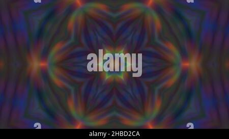 Abstract multi-colored blurred mandala background. design, art Stock Photo