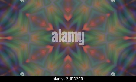 Abstract multi-colored blurred mandala background. design, art Stock Photo