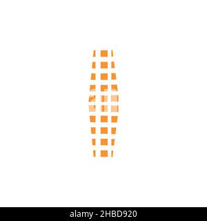Corn icon. Simple style business strategy poster background symbol. Corn logo design element. Corn t-shirt printing. Vector for sticker. Stock Vector