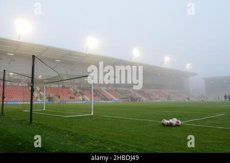 Manchester, UK. 19th Dec, 2021. Manchester, England, December 19 during the FA Womens Super League game between Manchester United and Aston Villa at Leigh Sports Village in Manchester, England Paul Roots/SPP Credit: SPP Sport Press Photo. /Alamy Live News Stock Photo