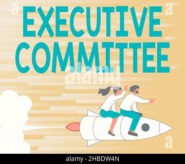 Text sign showing Committee. Business approach Group of people ...