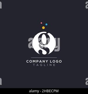 Dots Letter G Logo. G Letter Design Vector with Dots. Vector Lettering Illustration of a Colorful Alphabet with Bubbles. Stock Vector