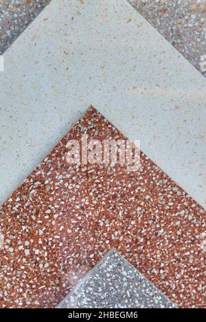 A row of colored tiles Stock Photo