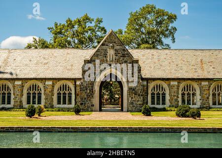 Admissions Office and Clara Hall, Berry College, Mount Berry, Georgia Stock Photo