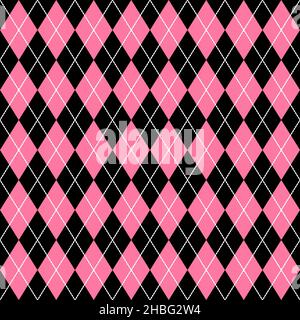 Argyle pattern seamless background. Vector. Stock Vector
