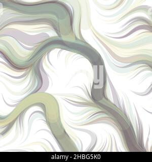 Abstract Perlinnoise Geometrical generative computational art illustration Stock Vector