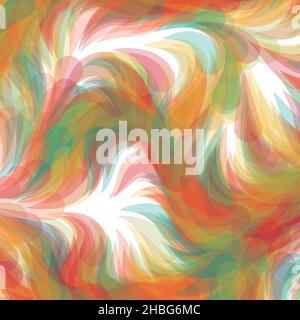 Abstract Perlinnoise Geometrical generative computational art illustration Stock Vector