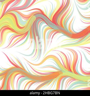 Abstract Perlinnoise Geometrical generative computational art illustration Stock Vector