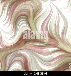 Abstract Perlinnoise Geometrical generative computational art illustration Stock Vector