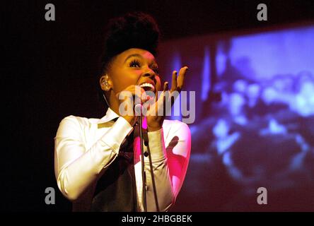 Janelle Monae performs at the Roundhouse, London Stock Photo