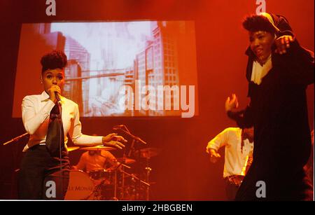 Janelle Monae performs at the Roundhouse, London Stock Photo