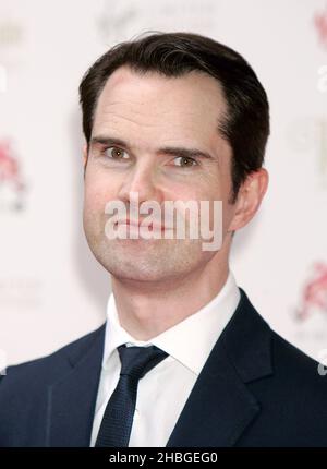 Jimmy Carr arrives at The Roof Gardens 30th anniversary party, The Roof Gardens, 99 Kensington High Street, London. Stock Photo