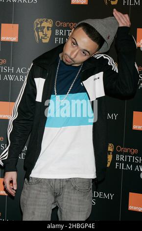 Adam Deacon,actor nominee of the Orange British Academy Film Awards Orange Star Rising at BAFTA,London on January 11,2012. Stock Photo