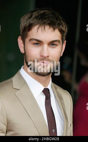 Chace Crawford arriving for the UK premiere of What To Expect When You're Expecting at the BFI IMAX in London. Stock Photo