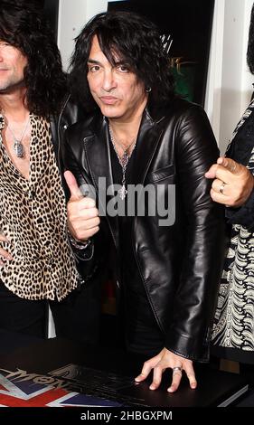 Paul Stanley of Kiss attends the book launch of 'Kiss Monster' at Dover St Arts Club on July 3, 2012 in London Stock Photo