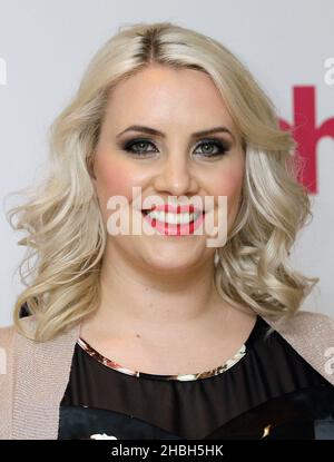 Claire Richards attending a photocall as a brand ambassador for retailer Fashion World at the BB Bakery in Covent Garden in London. Stock Photo