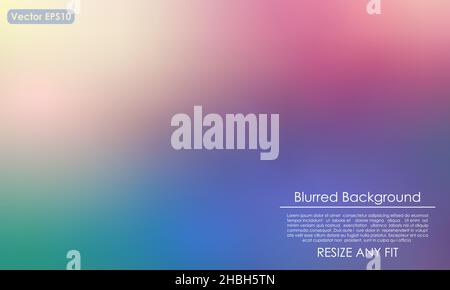 Abstract Blurred Background, Easy to resize, Vector Illustration Stock Vector