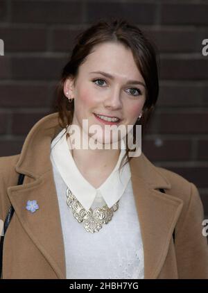 Charlotte Ritchie attending an evening with Chickenshed at the ITV