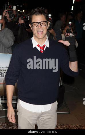 Johnny Knoxville attends the Gala Screening of 'Jackass Presents Bad Grandpa' at Odeon Covent Garden in London. Stock Photo