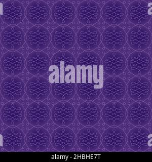 Royal Velvet Violet Seamless Background. Purple tileable vector pattern. Stock Vector