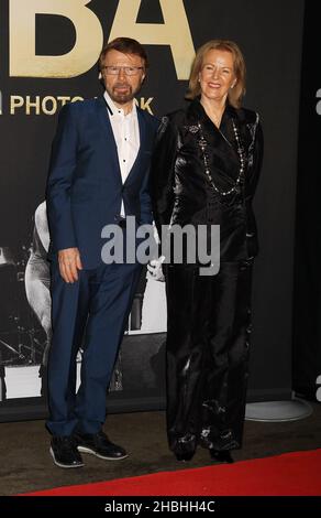 Bjorn Ulvaeus and Anni-Frid Lyngstad of Abba attending The Official Photo Book release at the Tate Modern, Bankside, London. Stock Photo