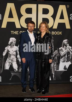 Bjorn Ulvaeus and Anni-Frid Lyngstad of Abba attending The Official Photo Book release at the Tate Modern, Bankside, London. Stock Photo