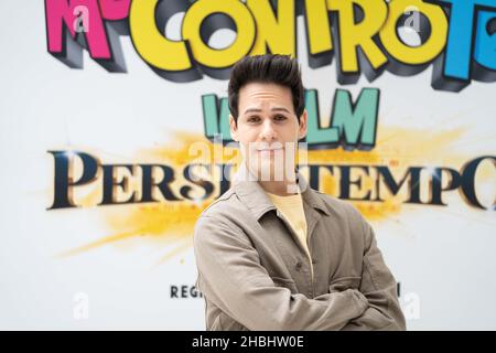 Rome, Italy, December 20, 2021 - Luì, stage name of Luigi Calagna, of the duo 'Me contro Te' attends at photocall of the movie 'Me contro Te - Persi nel tempo. Credits: Luigi de Pompeis/Alamy Live News Stock Photo