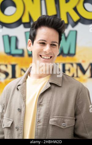 Rome, Italy, December 20, 2021 - Luì, stage name of Luigi Calagna, of the duo 'Me contro Te' attends at photocall of the movie 'Me contro Te - Persi nel tempo. Credits: Luigi de Pompeis/Alamy Live News Stock Photo